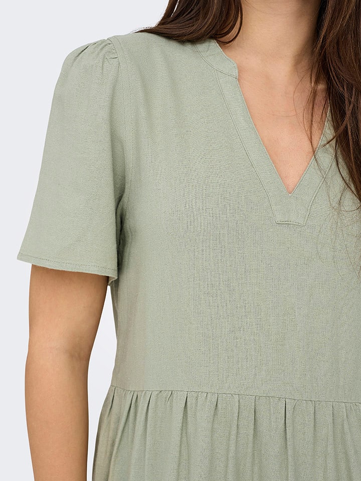 ONLY Kleid in Oliv günstig kaufen