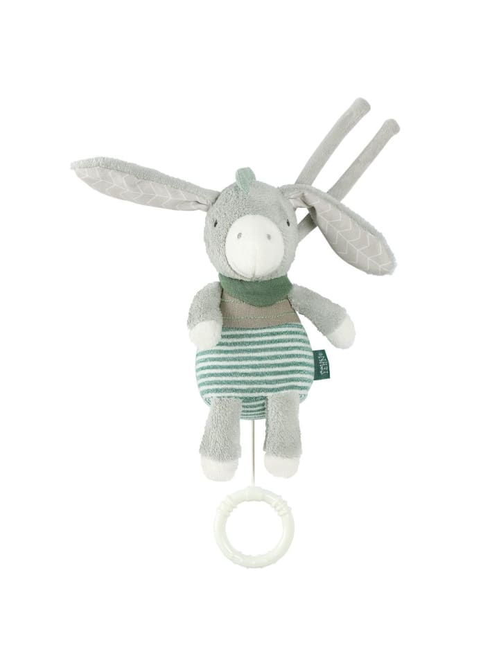 Fehn Spieluhr / Einschlafhilfe 22 cm - Esel in grau,gruen günstig kaufen onesize