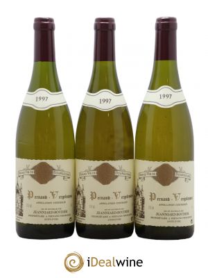 Pernand-Vergelesses Domaine Jeanniard Boudier 1997 - Lot de 3 Bouteilles