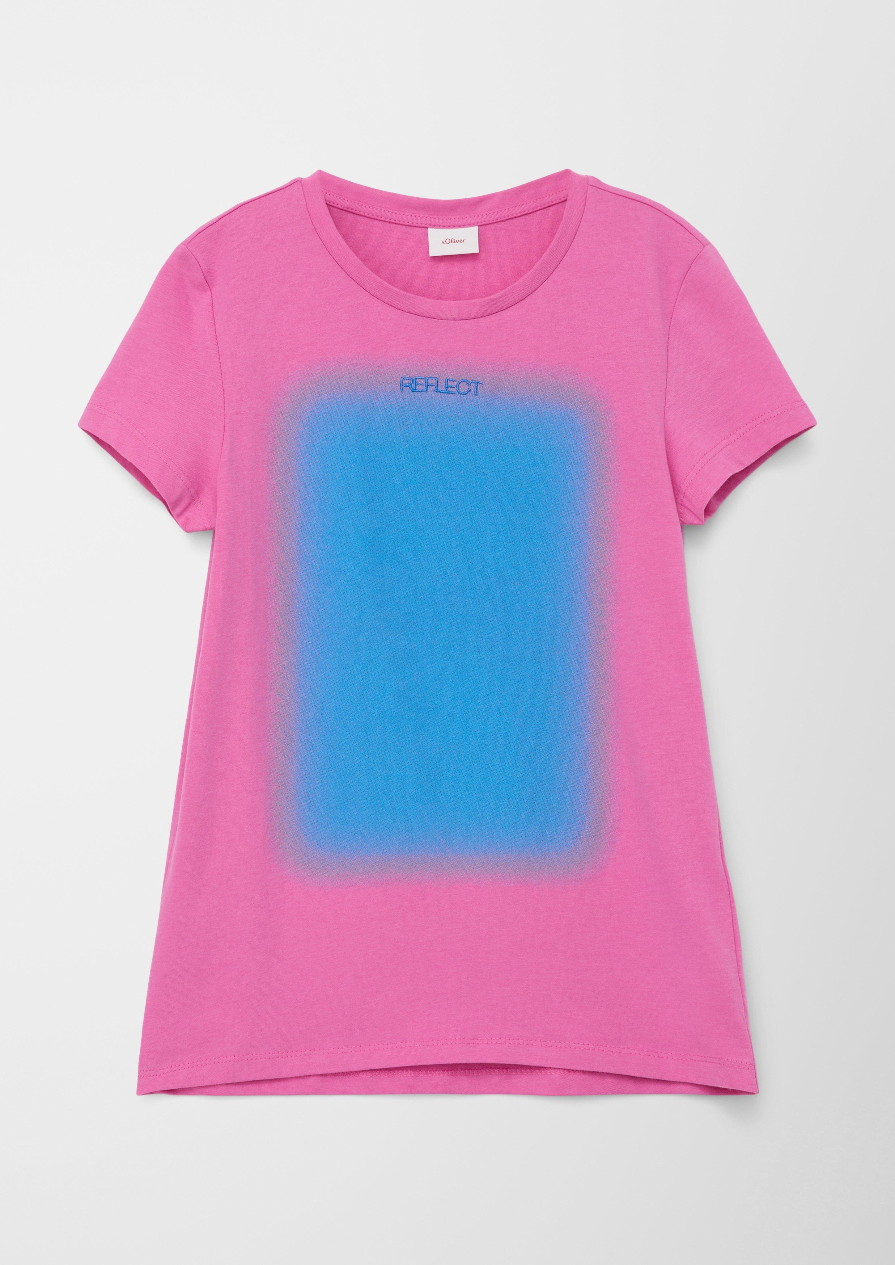 T-Shirt mit Frontprint  2128005-4451