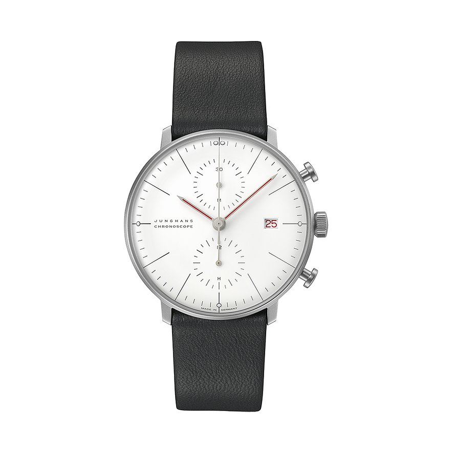 Junghans Unisexuhr max bill Chronoscope Bauhaus