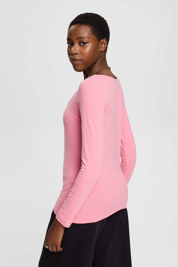 Longsleeve mit asymmetrischem Ausschnitt