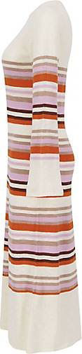 GANT Damen Strickkleid MULTI STRIPE C-NECK DRESS