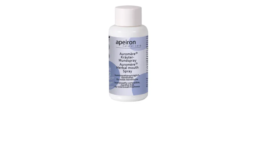 apeiron natural care Auromère® Kräuter-Mundwasser Konzentrat Homöopathieverträglich 100 ml
