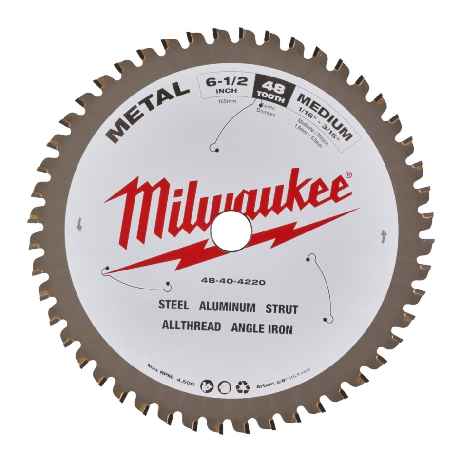 Milwaukee Accessories 48404220 Fémfűrészlap 165 x 15,87 x 48T