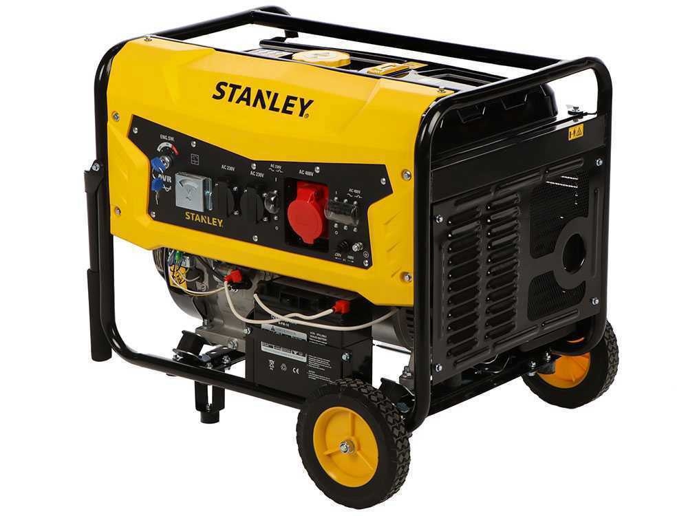 Stanley 604800100 SG 7500B Benzingenerator AVR 7,5 kW 400 V