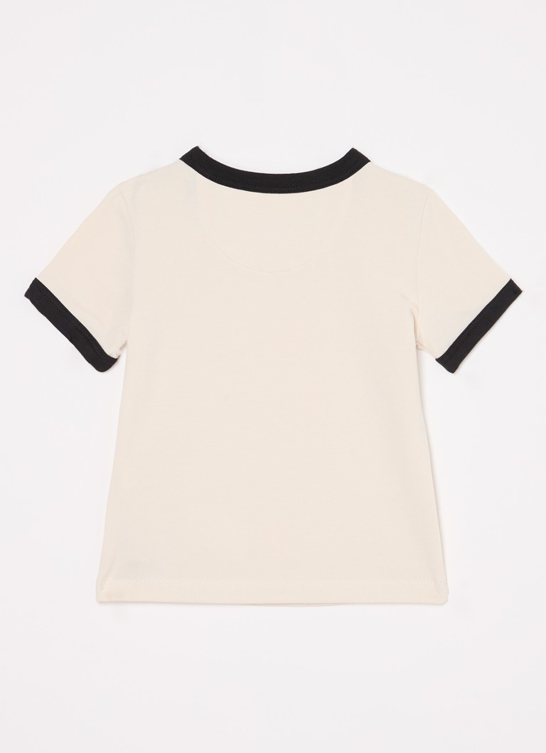 Tricou cu guler rotund și logo Calvin Klein