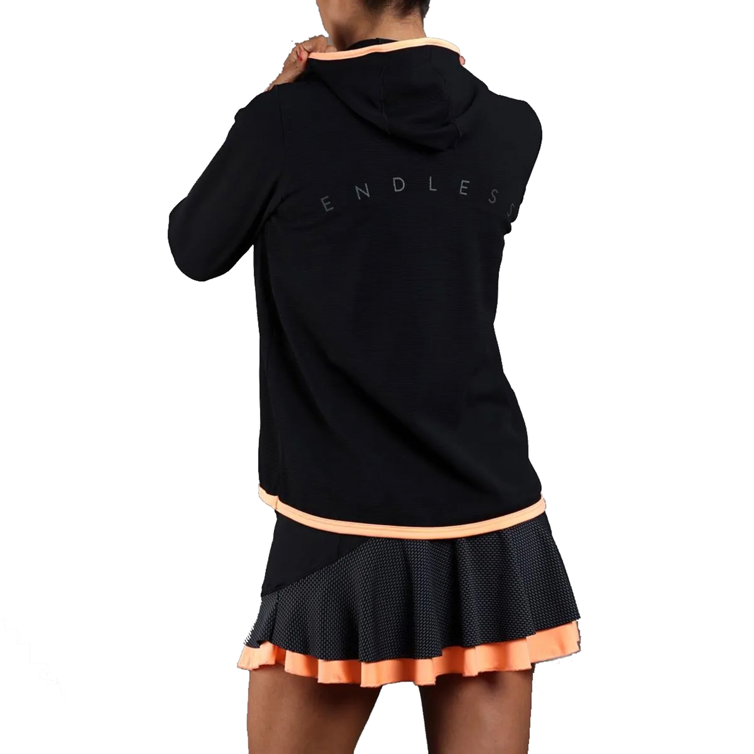 Breath Sweatshirt Damen - Schwarz, Rosa