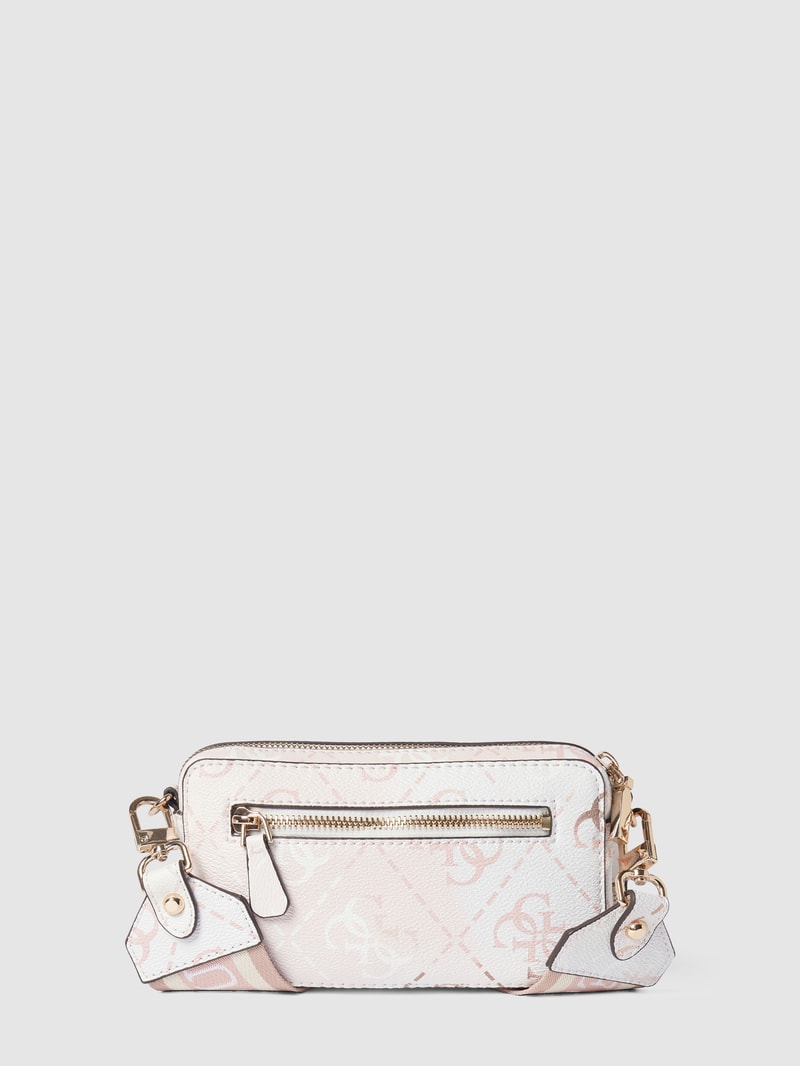 Crossbody Bag mit Label-Details Modell 'REA' in weiß