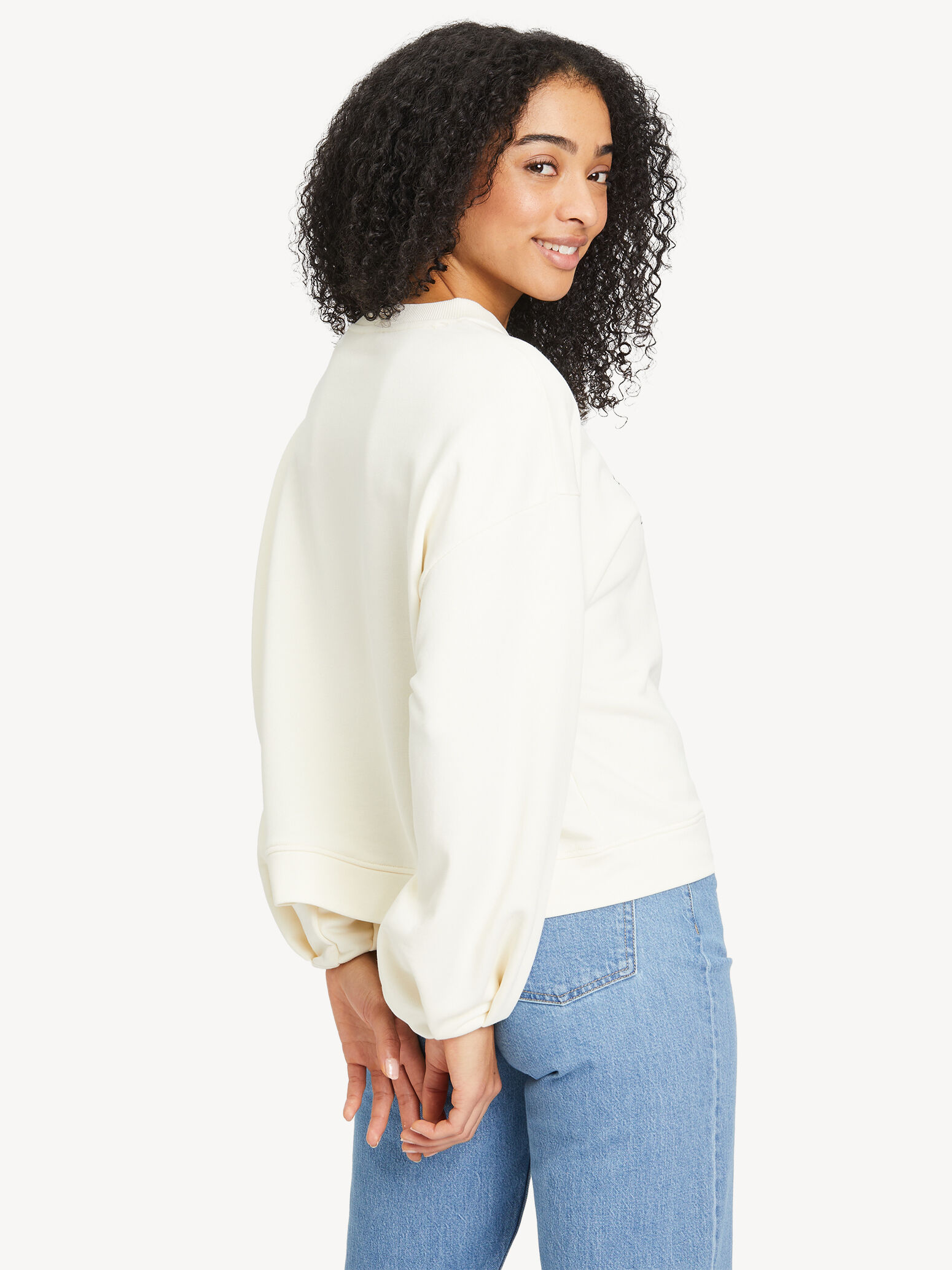 Sweat-shirt - blanc