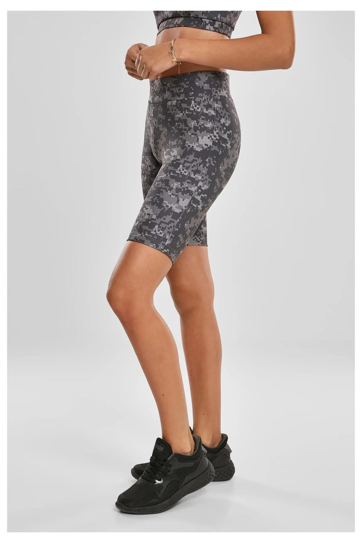Urban Classics  Kurze Sporthose - Grün - Hoher Bund