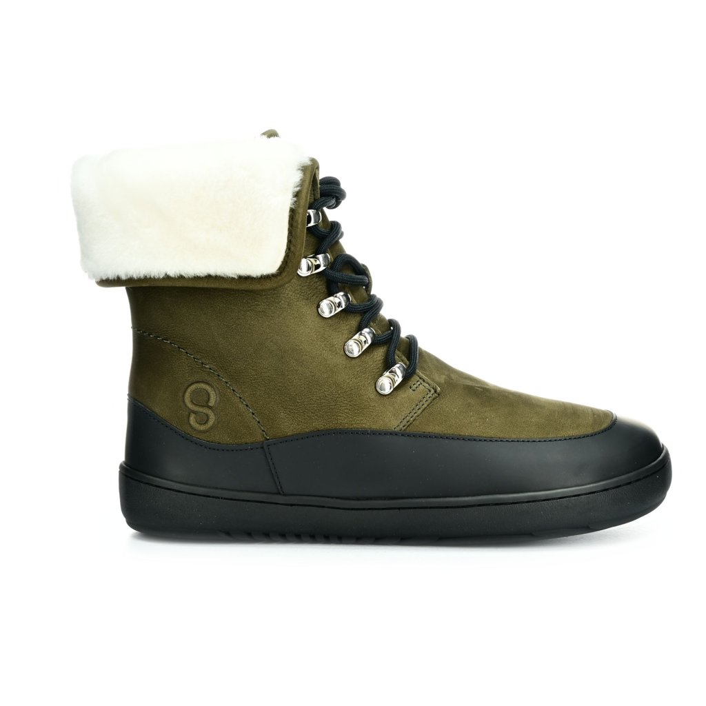 Shapen Lynx 2.0 Dark Green Winterbarfußschuhe