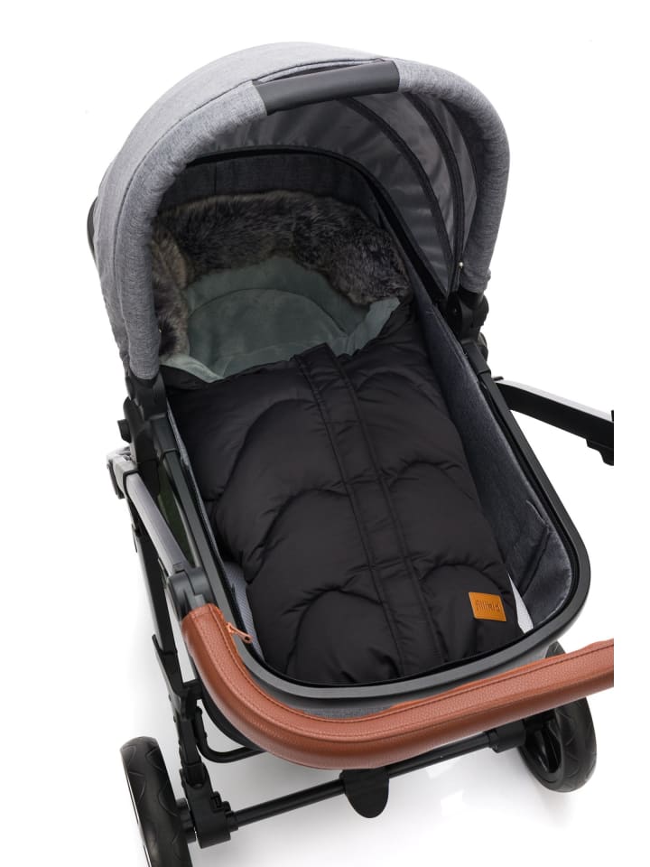 fillikid Winterfußsack Lhotse Exclusiv in Schwarz günstig kaufen 80 cm