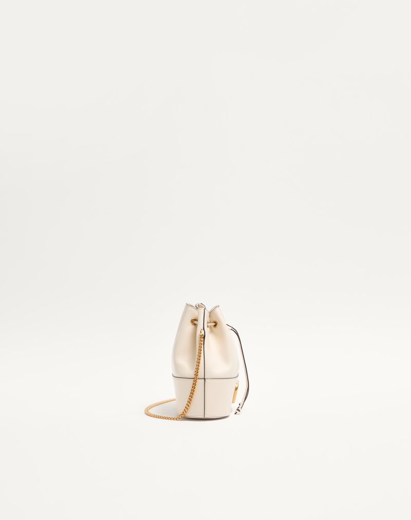 VLogo Signature Mini Nappa Bucket Bag