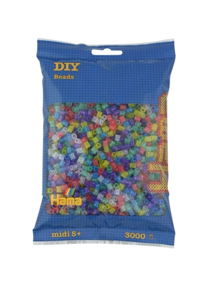 Hama Beutel Midi-Bügelperlen Glitzer in bunt günstig kaufen onesize
