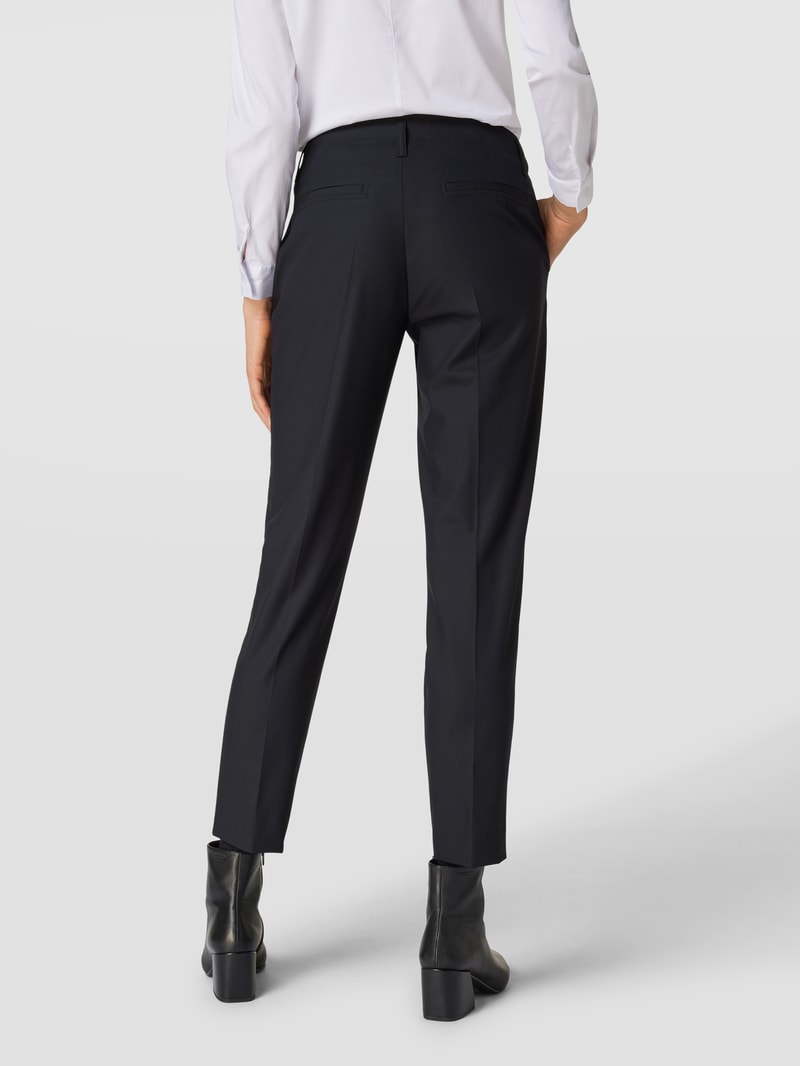 Hose mit Strukturmuster Modell 'Cihamelin' in marineblau