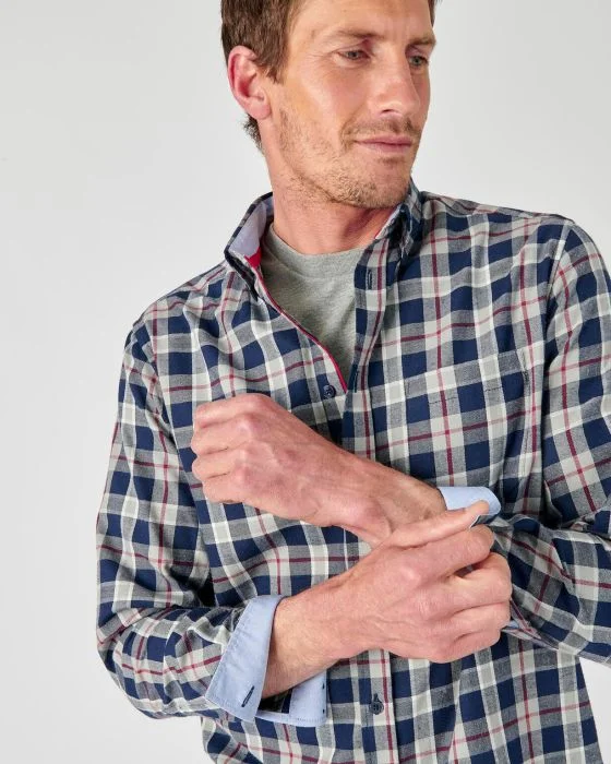 Chemise micro-carreaux chaude Thermolactyl