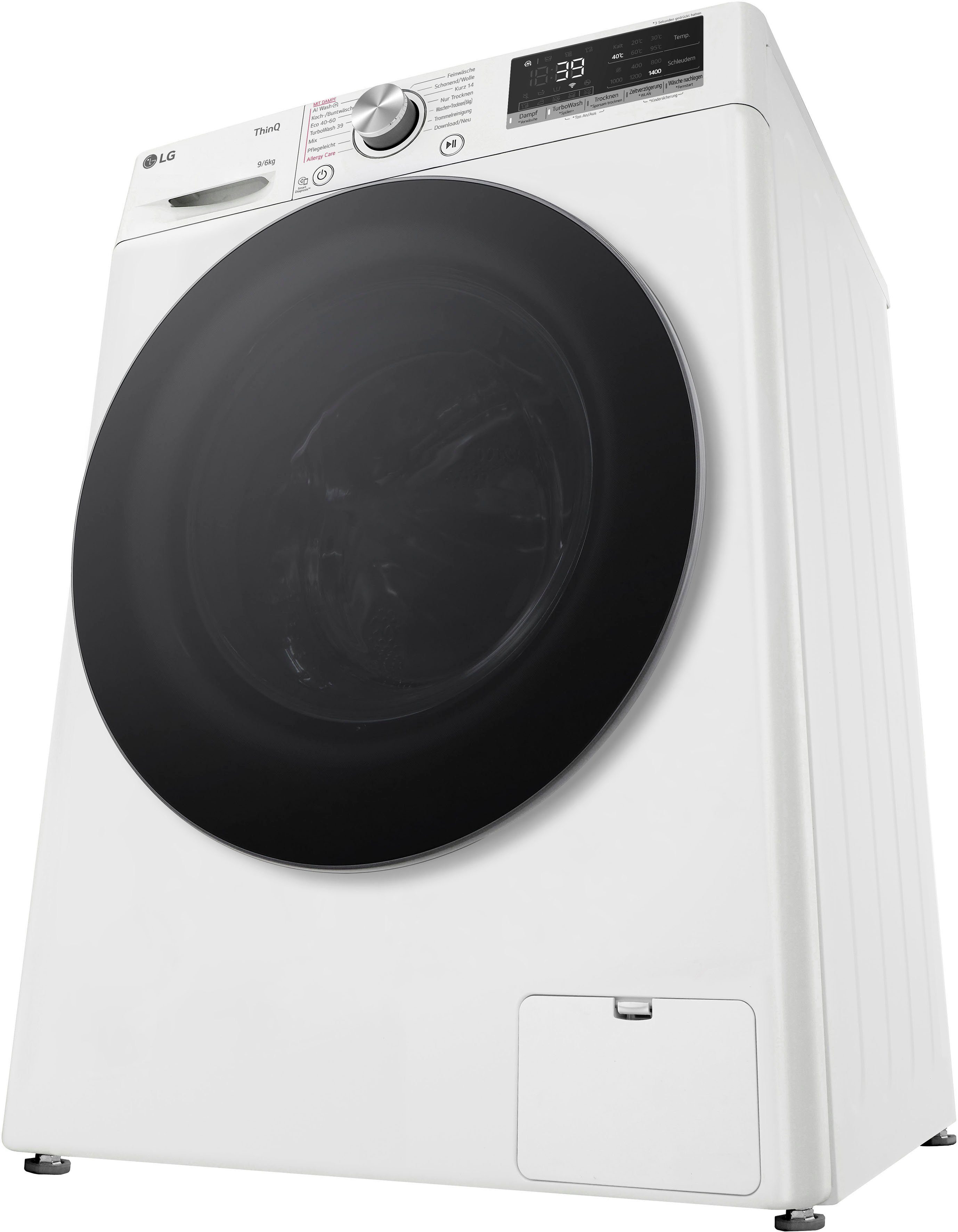 LG Waschtrockner Serie 7 W4WR70961, 9 kg, 6 kg, 1400 U/min