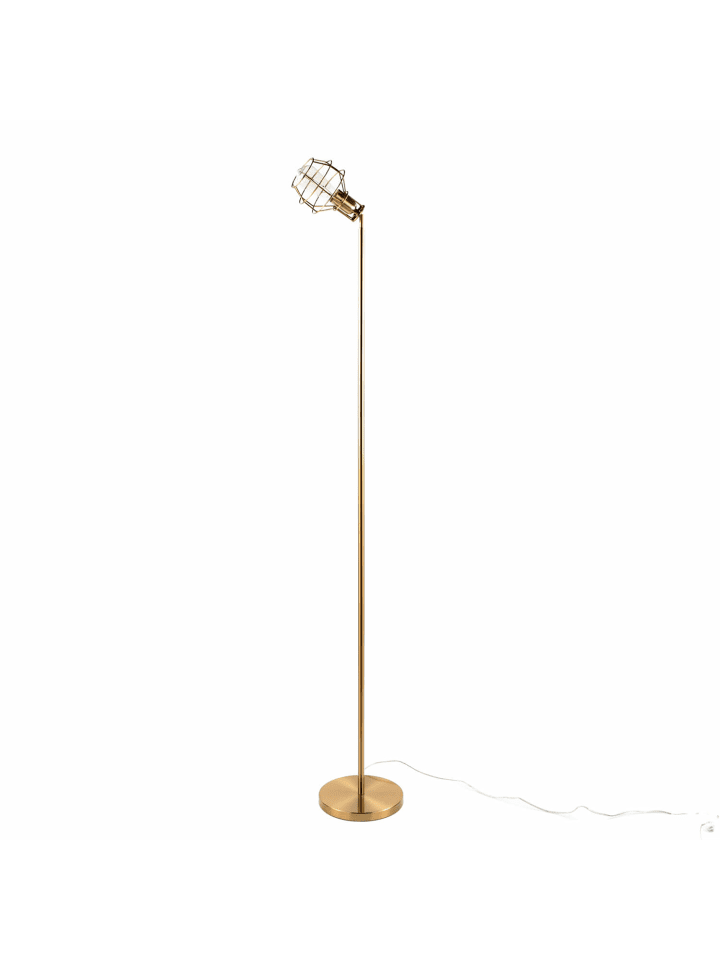 Licht-Erlebnisse Stehlampe in Messing günstig kaufen onesize