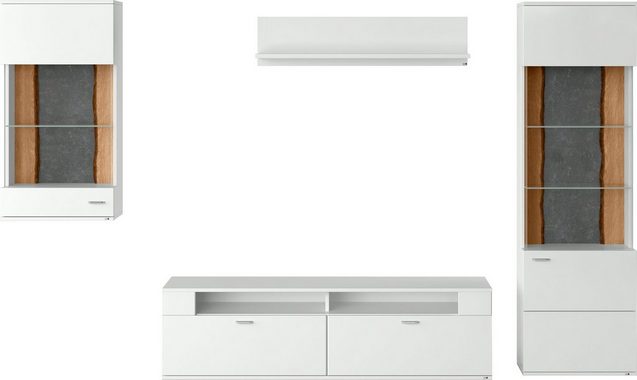 set one by Musterring Wohnwand TACOMA, (Set, 4-St), Typ 54, mit Hängevitrine