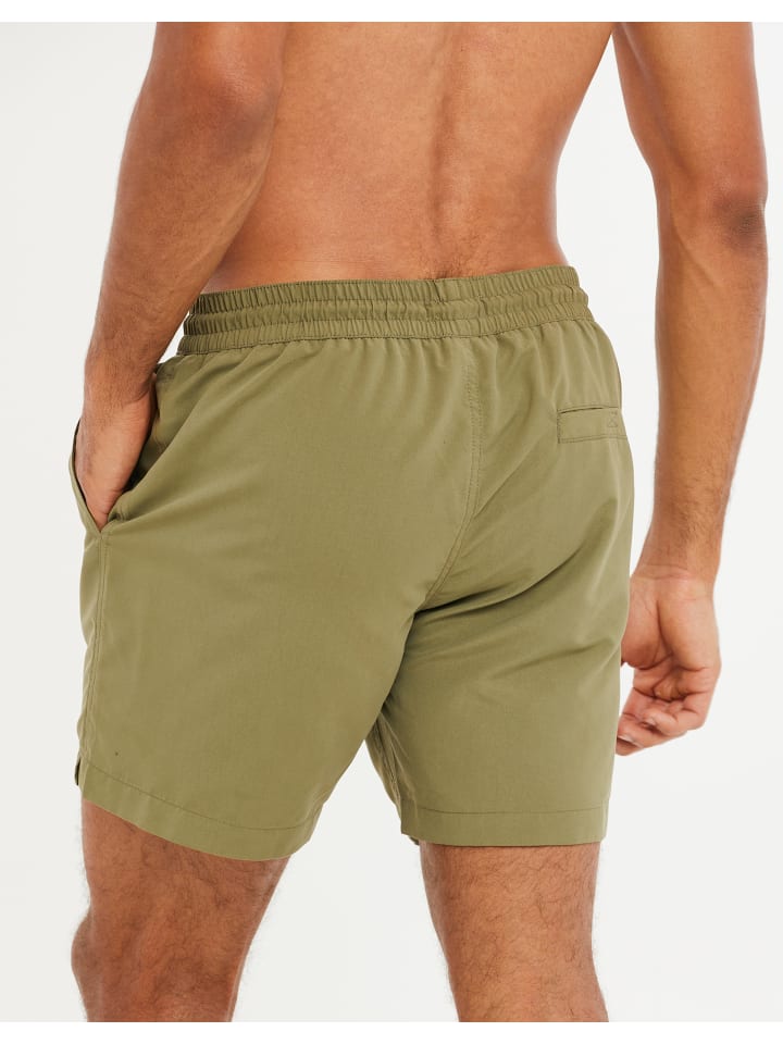Threadbare Badehose THBEmblem in Khaki günstig kaufen