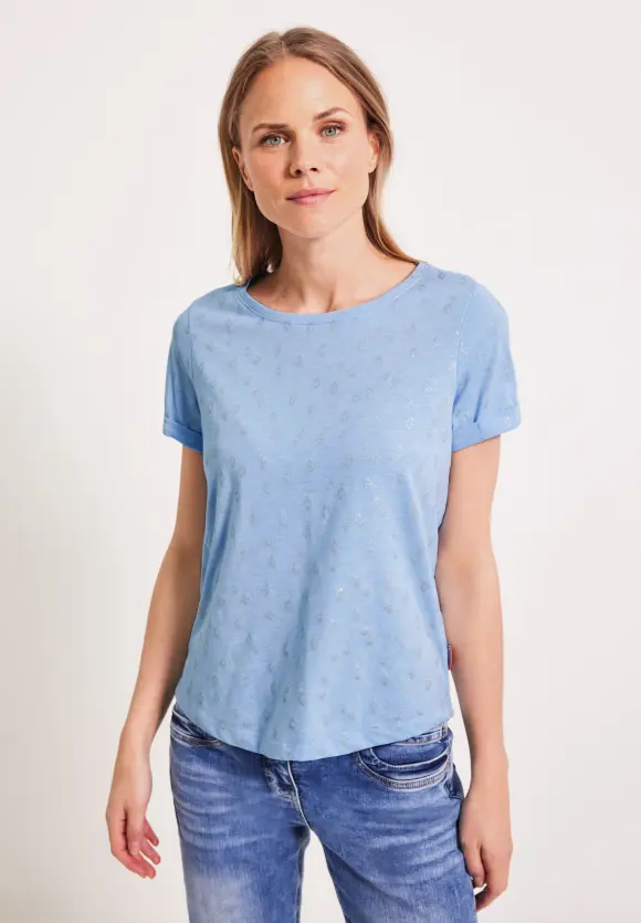 CECIL T-Shirt mit Folienprint
