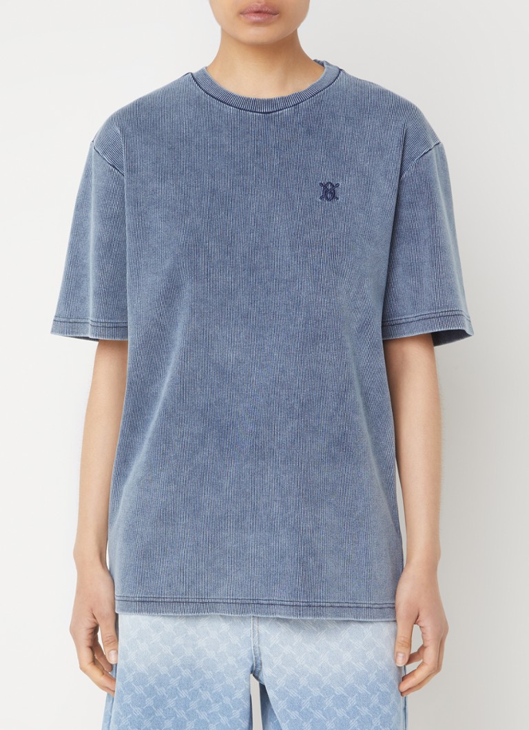 Daily Paper Abasi ribbed T-shirt with logo embroidery