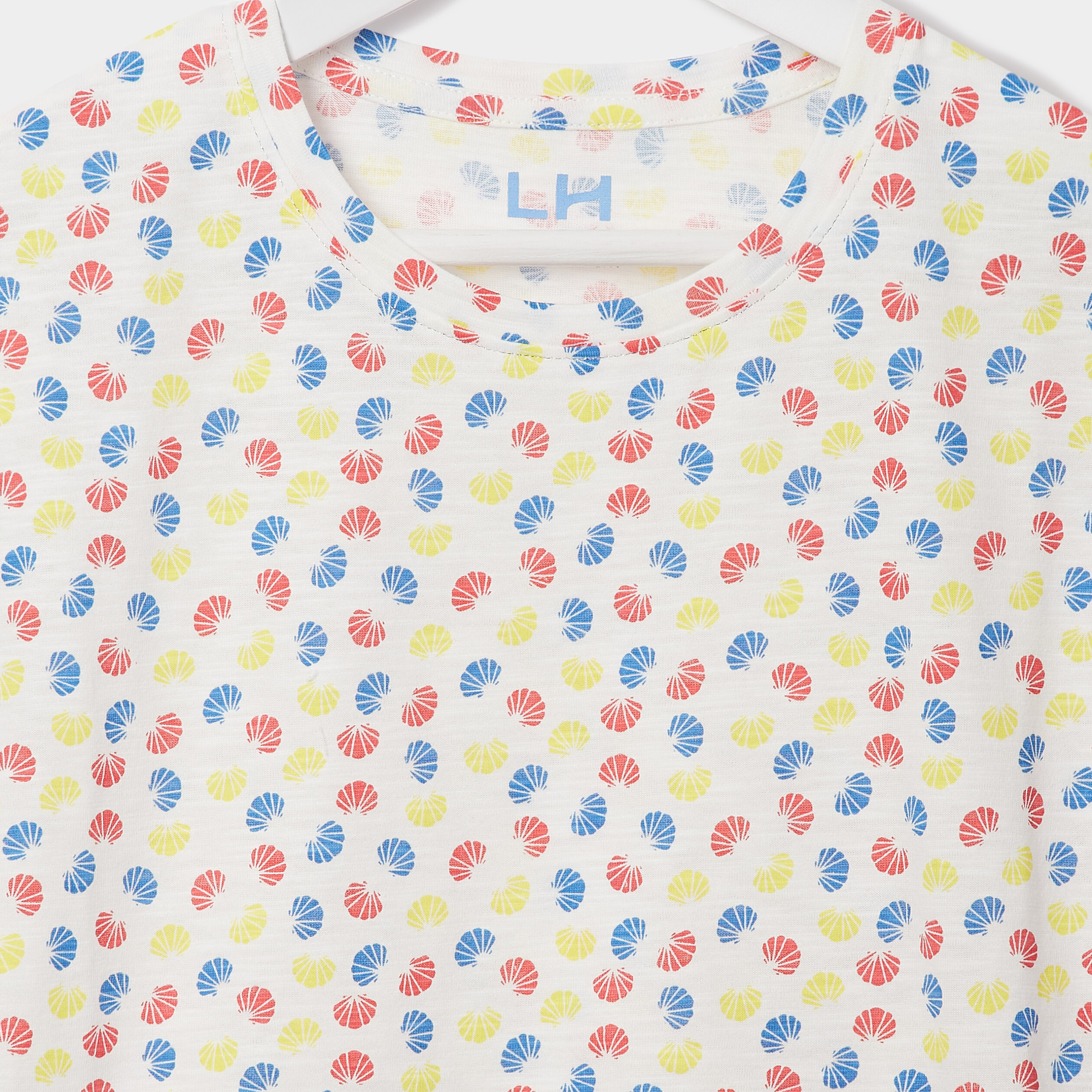 T-shirt fluide manches courtes blanc fille | La Halle
