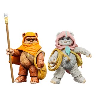 Star Wars: Ewoks Vintage Collection Actionfiguren Wicket W Warrick & Kneesaa 10 cm