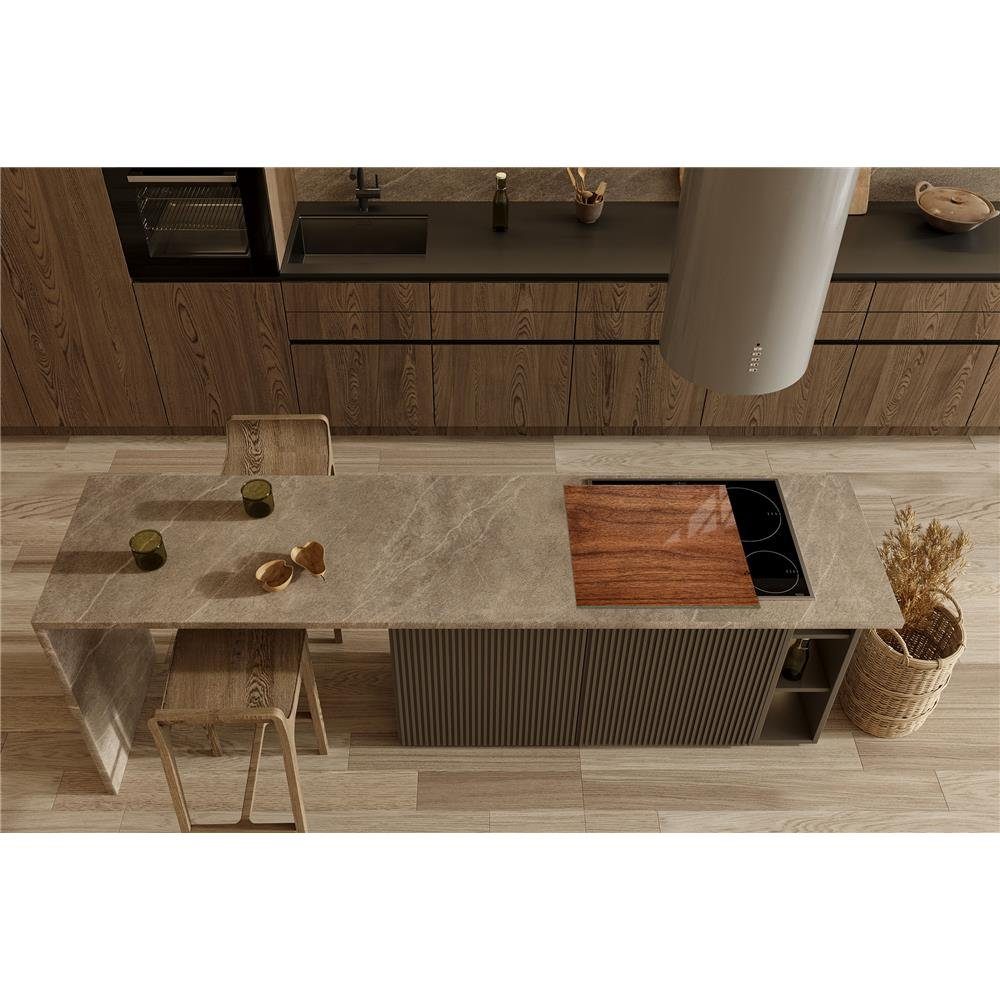 Decorwelt Herd-Abdeckplatte Herdabdeckplatte Ceranfeld Abdeckung Abdeckplatte Schneidebrett Holz, (60x52, 1 tlg), für alle Herdarten excl. Gasherde