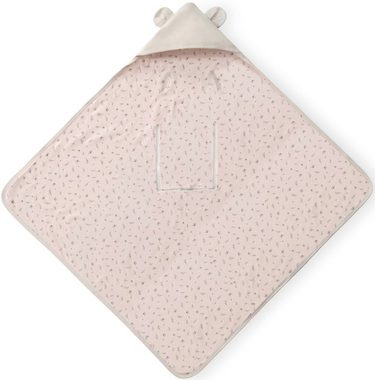 Babydecke Baby Einschlagdecke, Snuggle N Dream beige bloom, Hauck, mit Kapuze