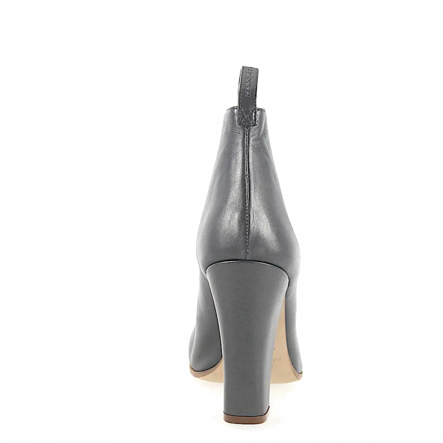 Marc Jacobs - Stiefeletten 684997 Glattleder Metallisch grau - grau
