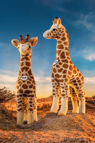 Bendy Giraffe, 45 cm, mehrfarbig