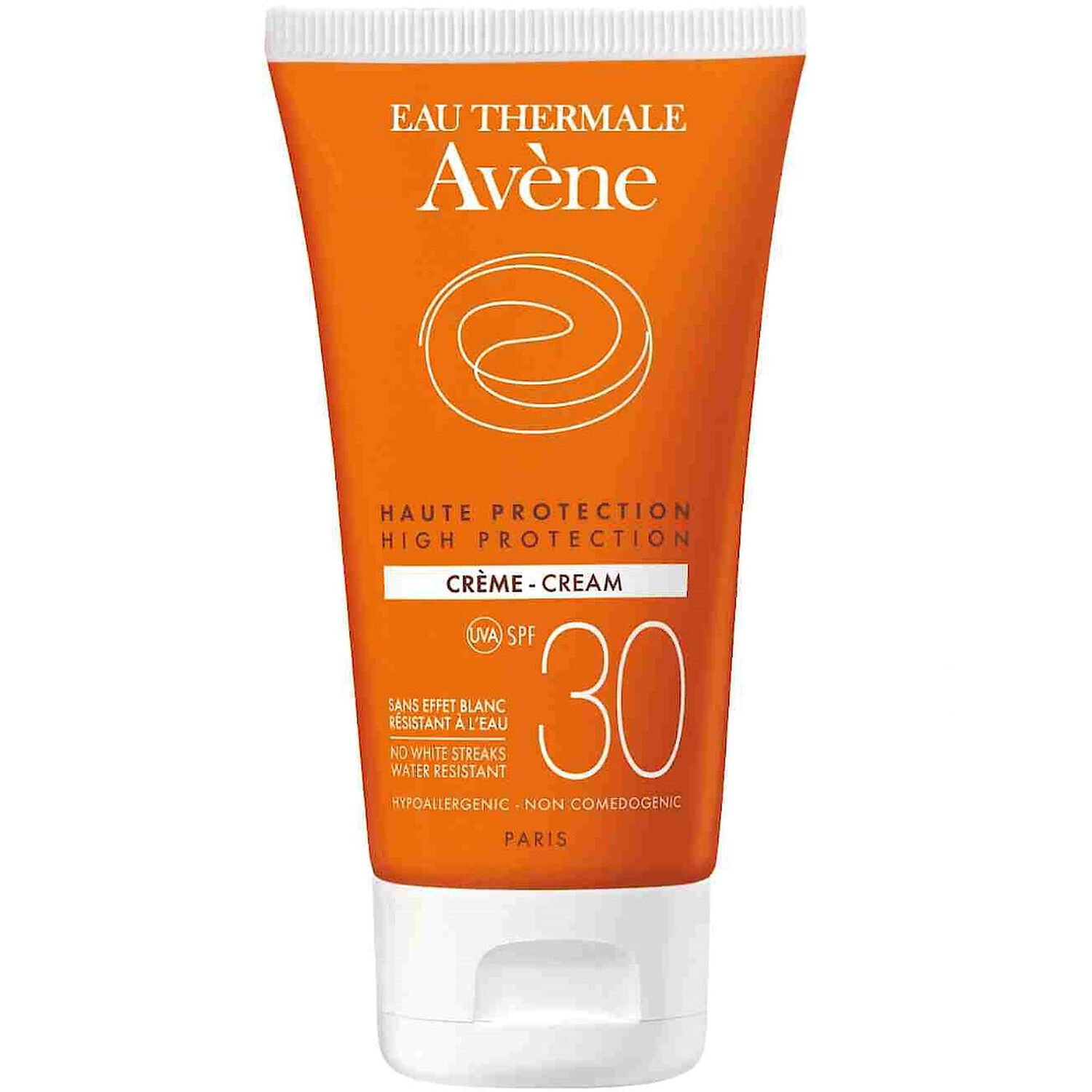 Eau Thermale Avène Protection Solaire Crème SPF30 Visage - Peaux Sensibles 50 ml