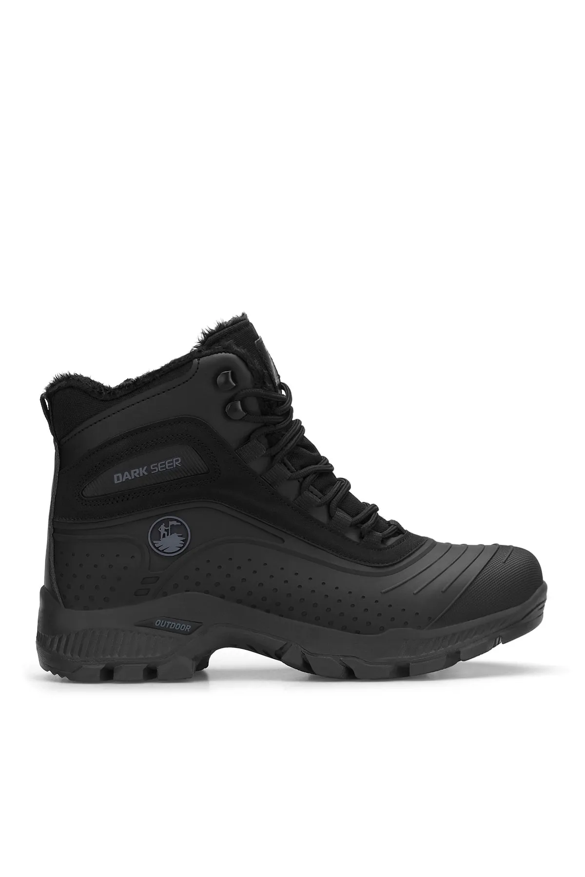DARK SEER  Schwarze schwarze Unisex-Outdoor-Trekkingstiefel