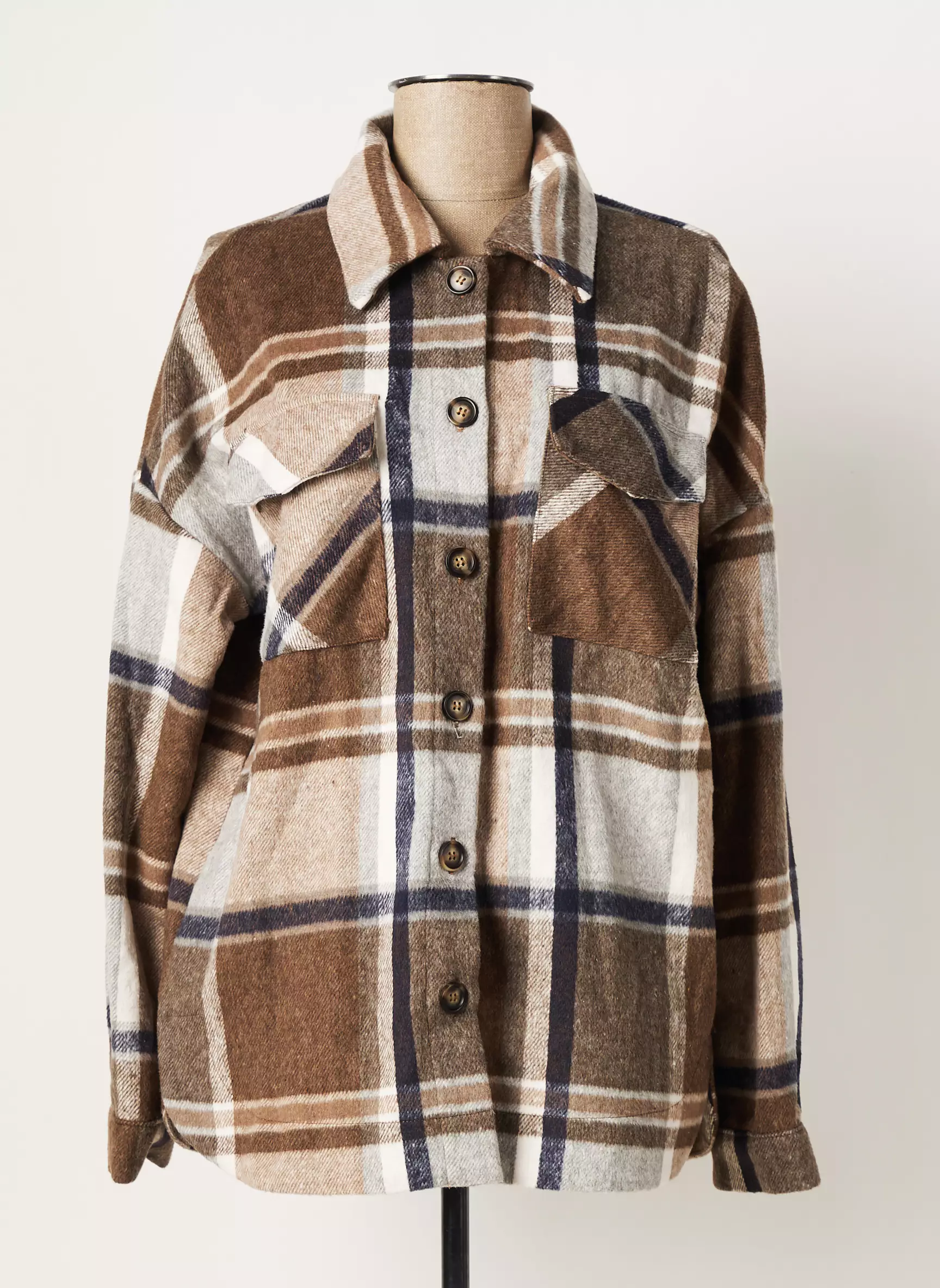 Kaffe Vestecasual Femme couleur marron