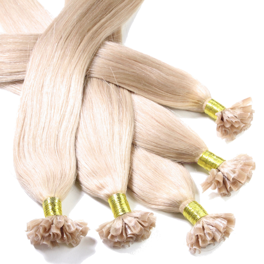 hair2heart Extensions à chaud bonding cheveux naturels #20 Blond cendré 1g extensions
