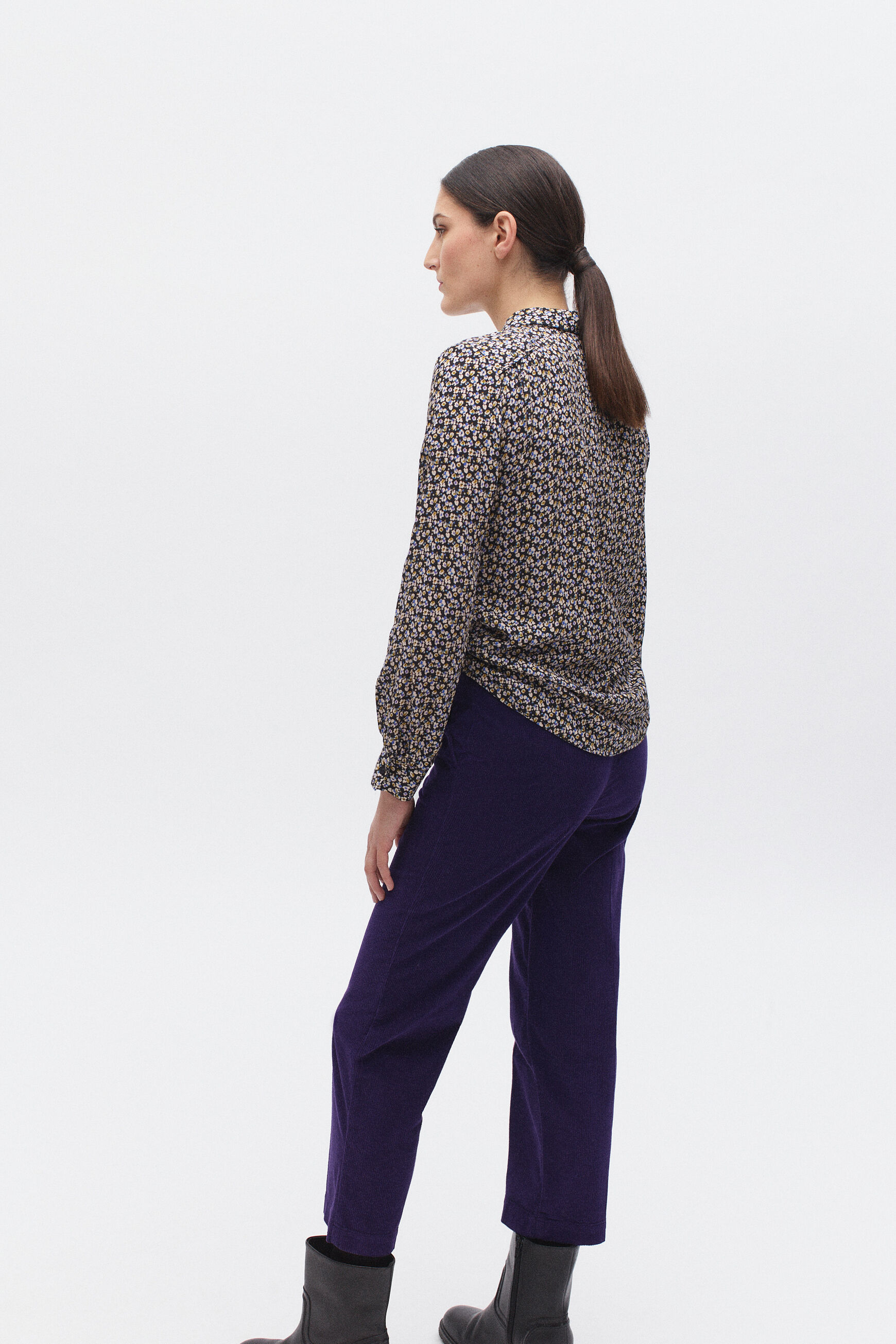 pantalon jordano prune femme