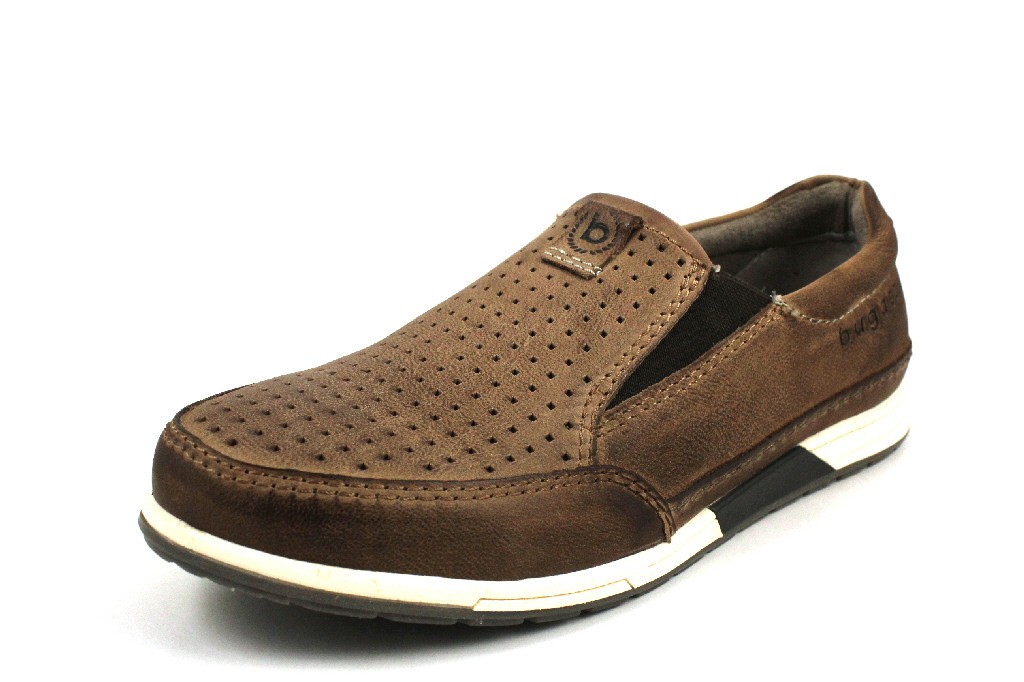 BUGATTI Komfort Slipper braun