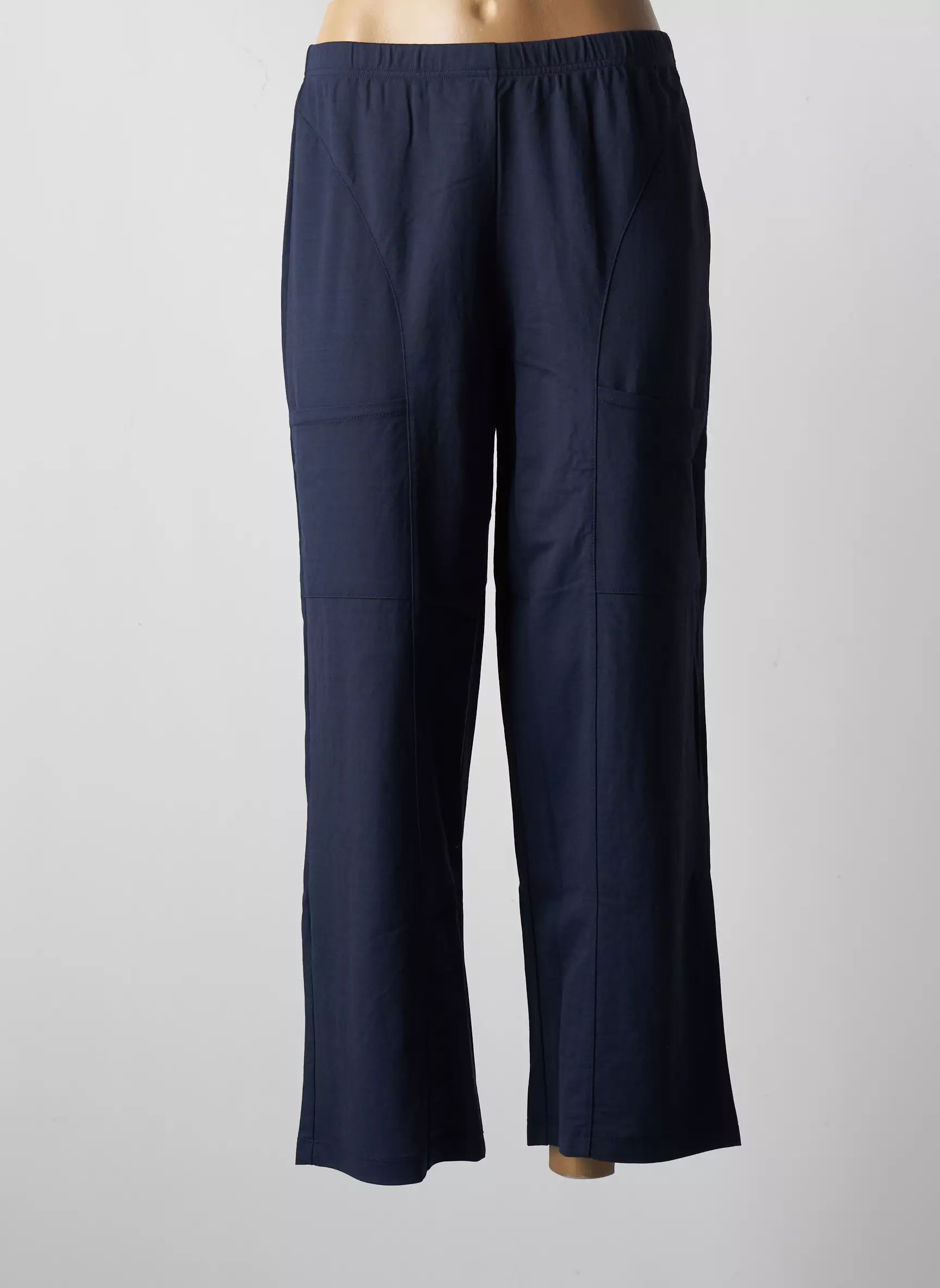 G Oze Pantalons Larges Femme couleur bleu