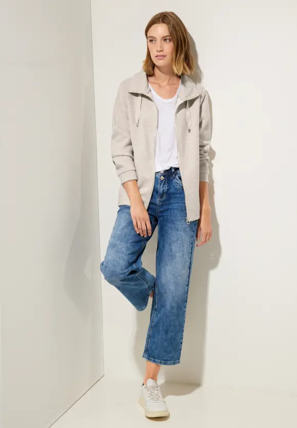 Street One Sweatjacke in Melangeoptik