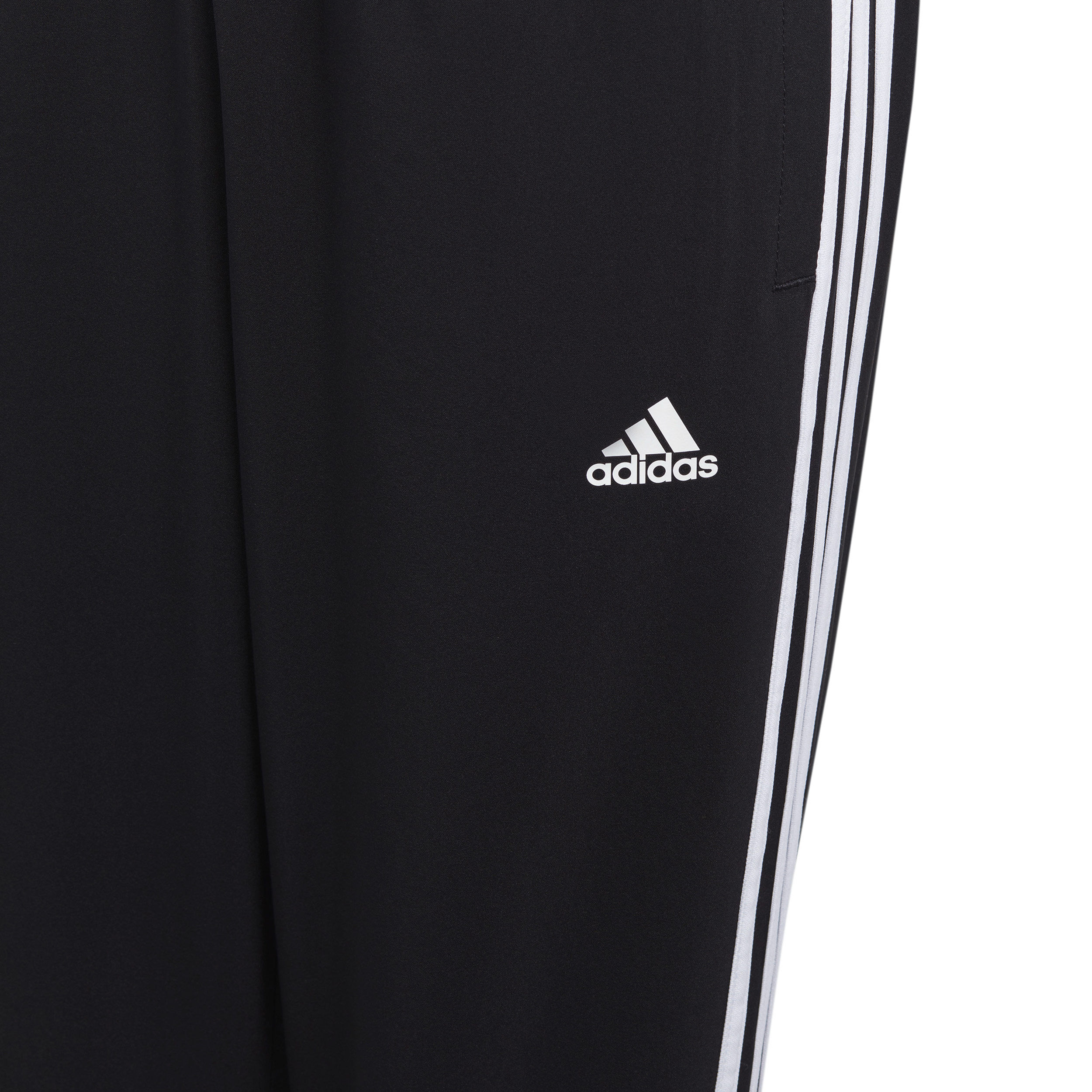 3-Stripes Woven Trainingshose Jungen - Schwarz, Weiß