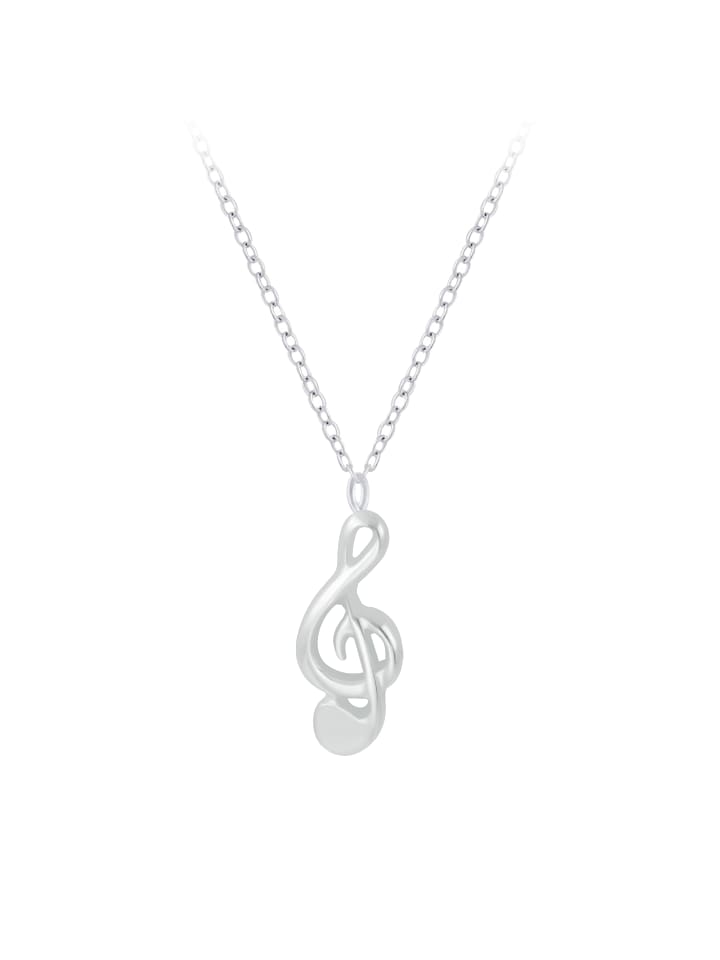 Alexander York Kette mit Anhänger NOTENSCHLÜSSEL in 925 Sterling Silber, 2-tlg. günstig kaufen onesize