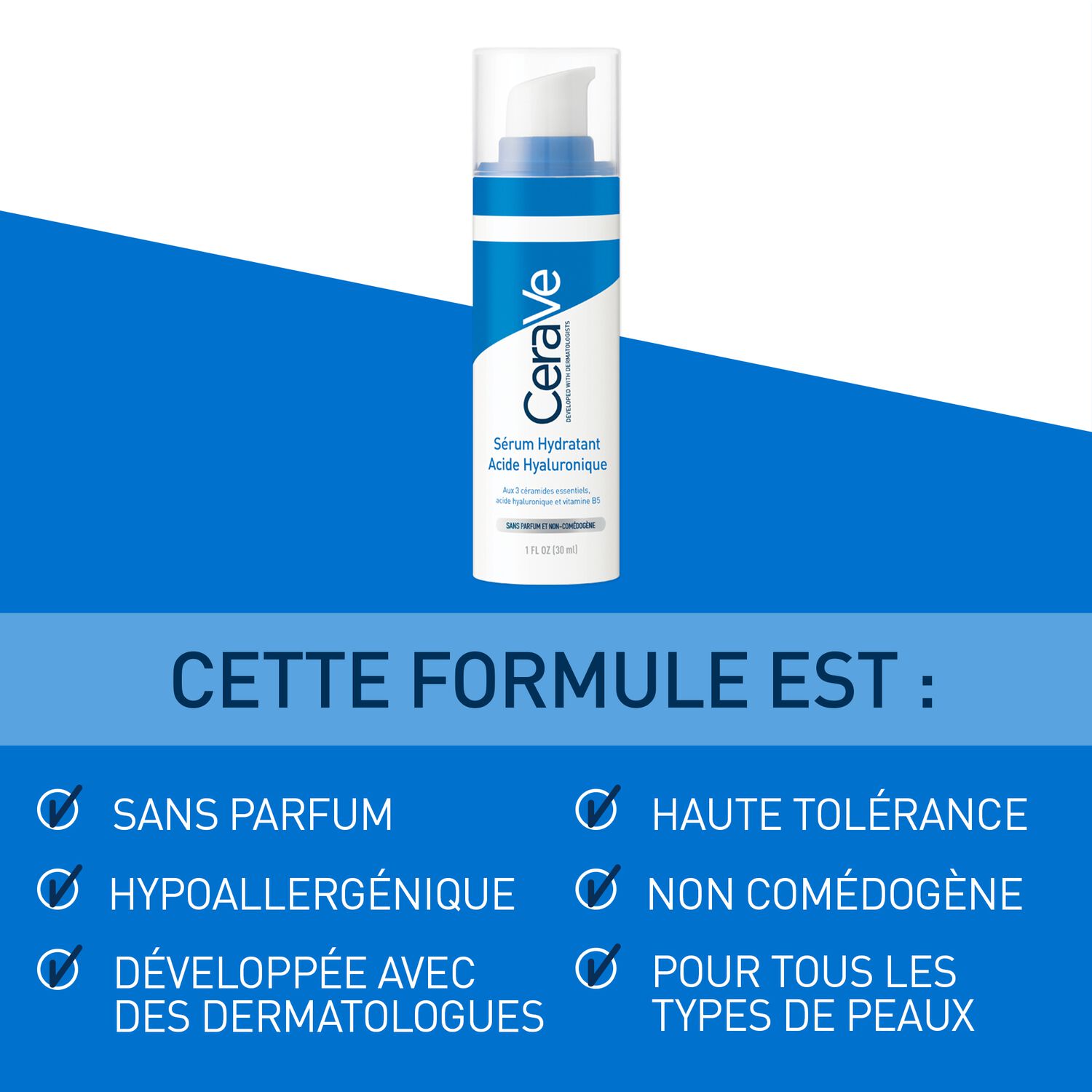Cerave Acide Hyaluronique Sérum Hydratant