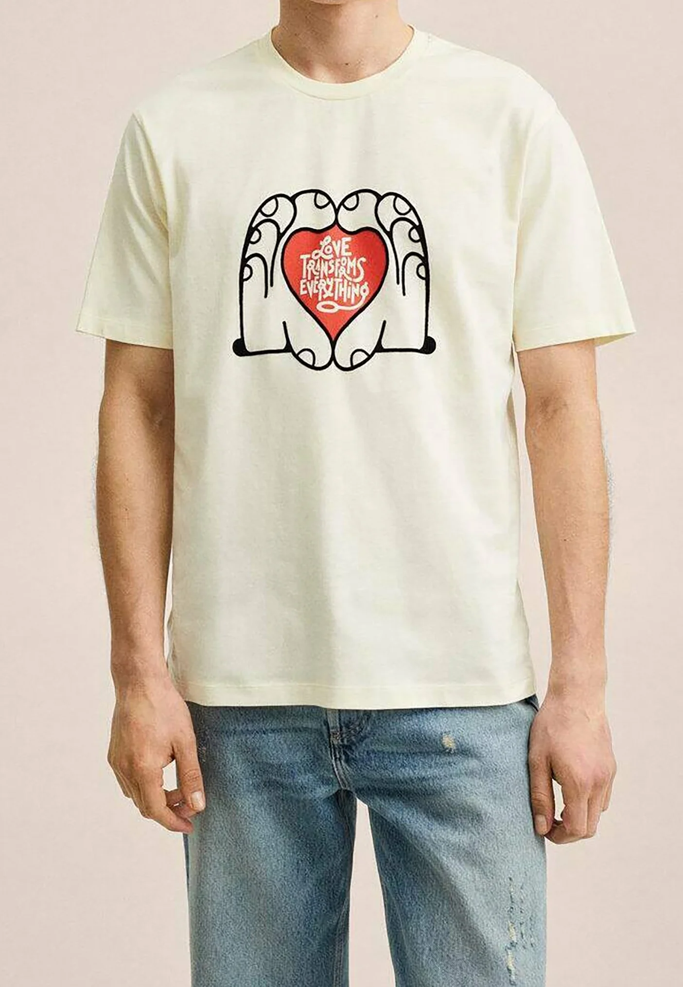 Camiseta Mango con estampado