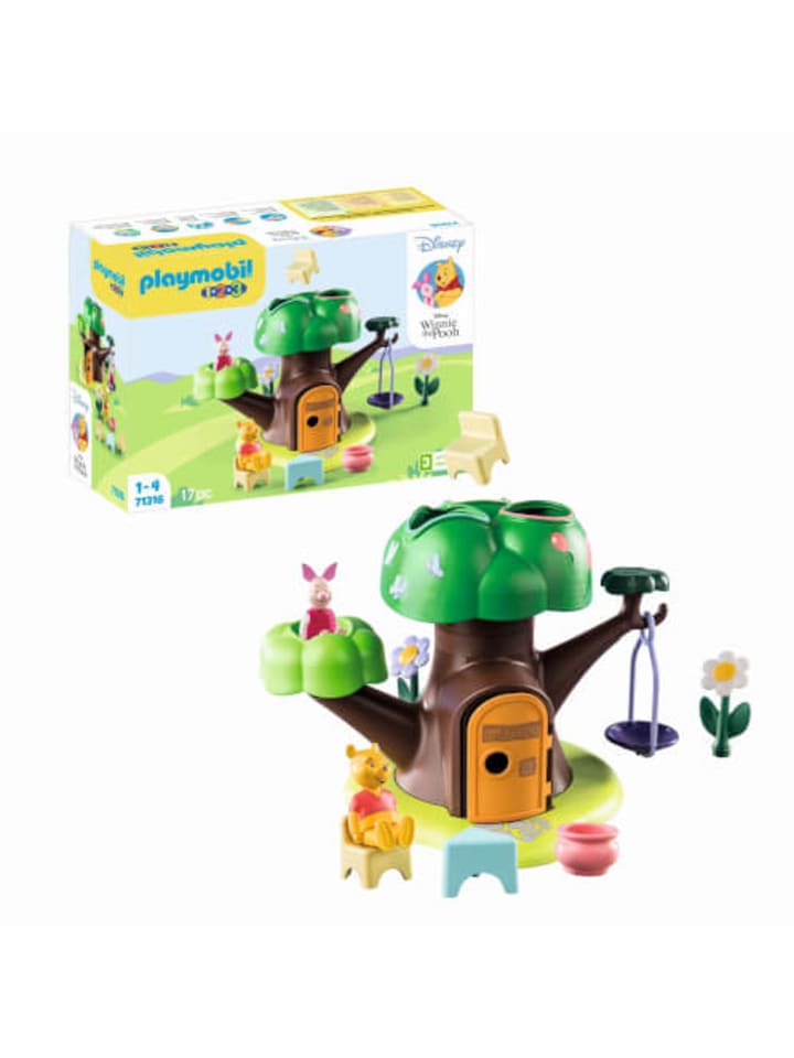 Playmobil Spielfigur Set 1.2.3 & Disney Winnies & Ferkels Baumhaus, ab 1 Jahr günstig kaufen onesize