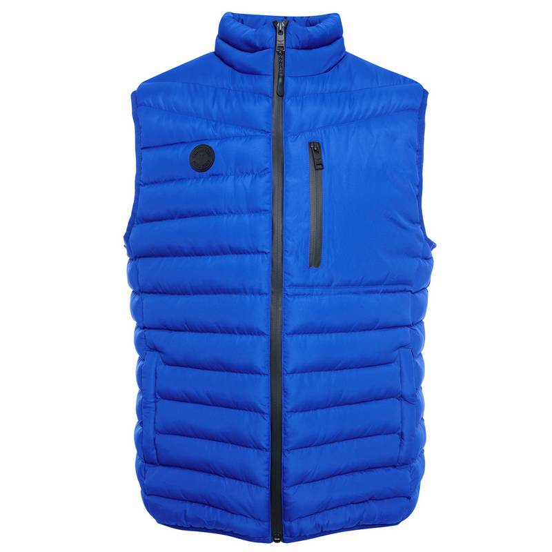 Threadbare THB Jacket Gilet Hunnigan Steppweste Herren