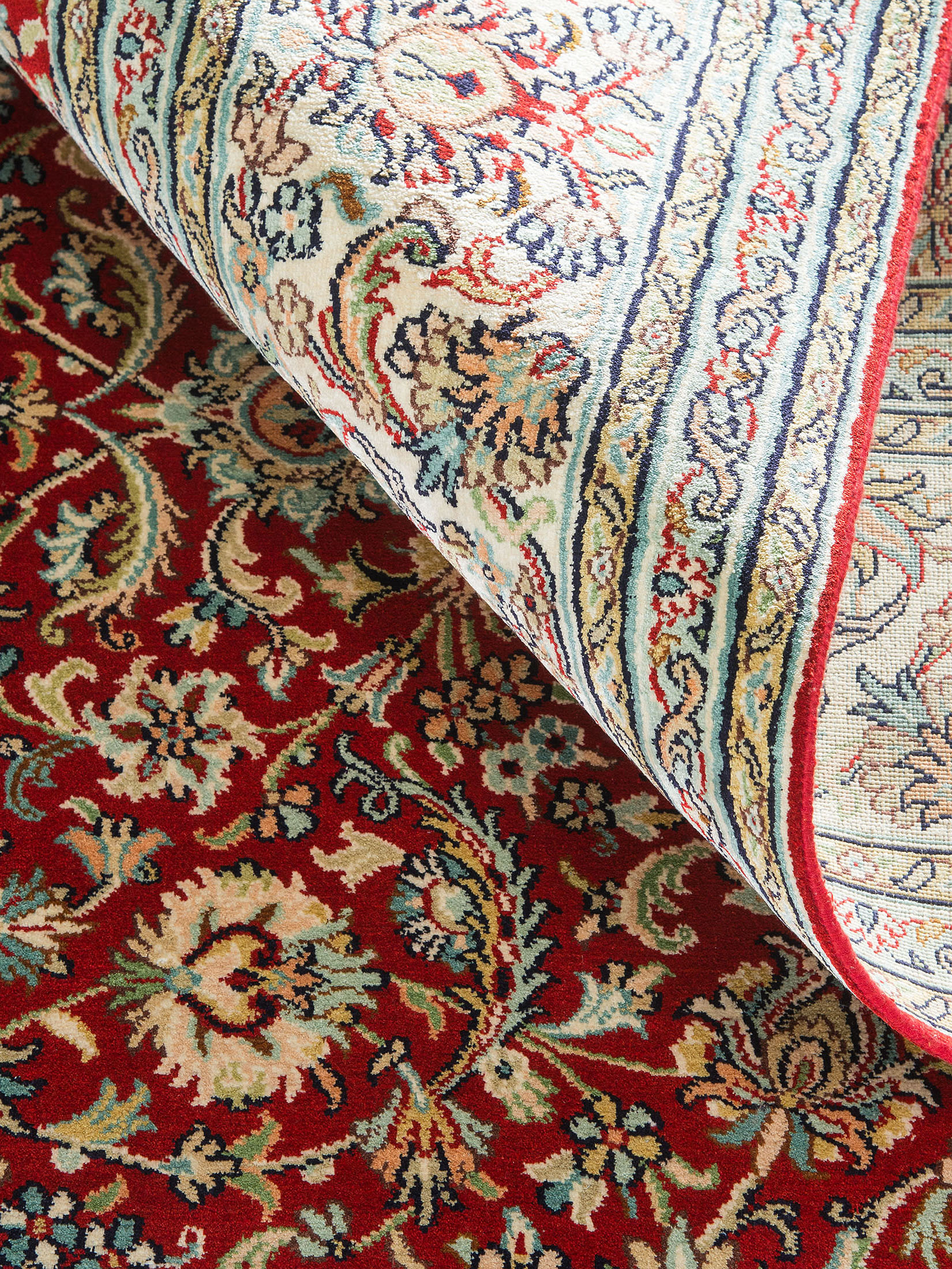 Kaschmir Seide 18/18 ca. 170 x 251 cm, Unikat / Einzelstück