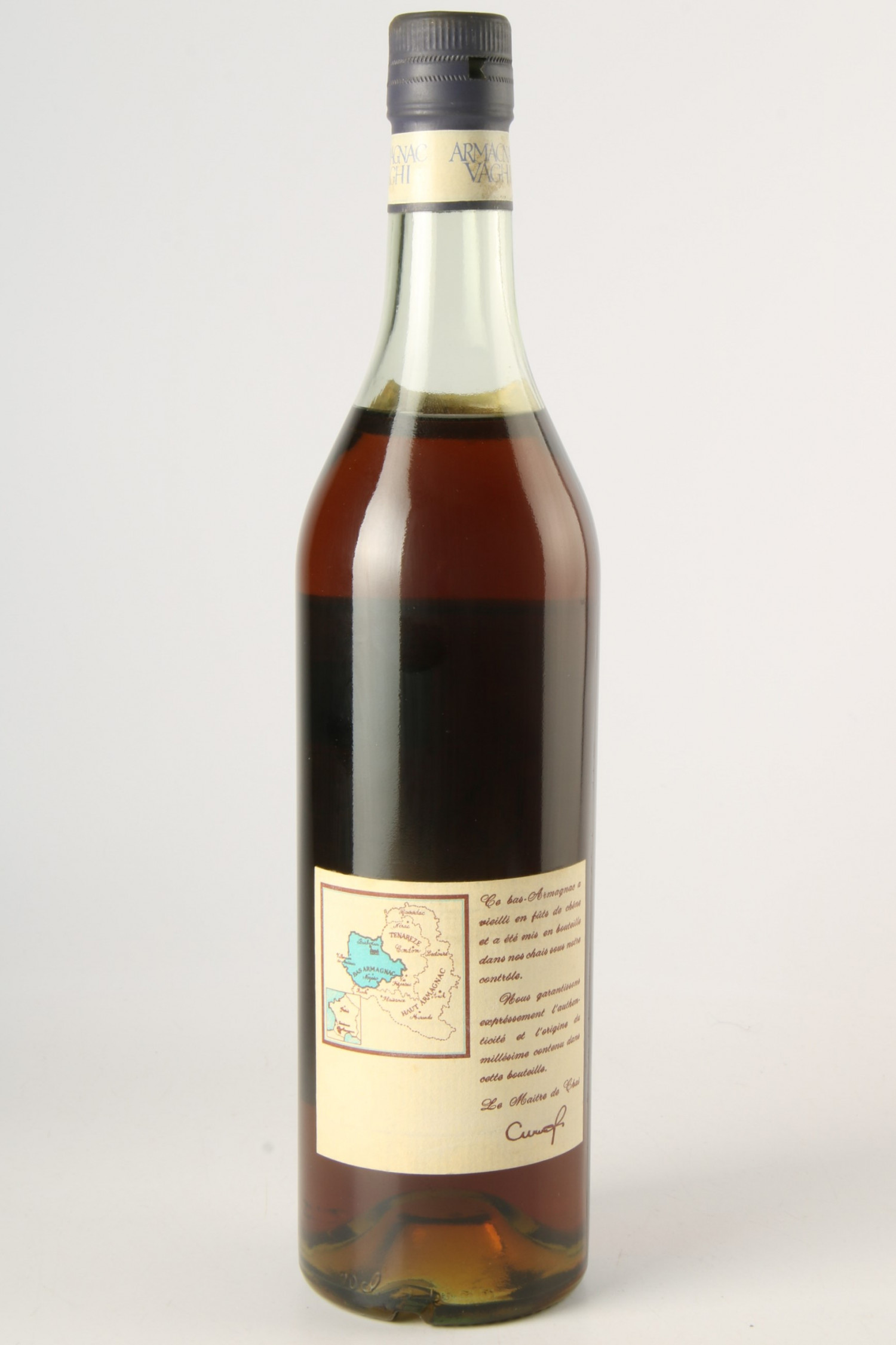 Vin 1948 VAGHI Bas Armagnac 1948, Armagnac. Vin ancien - SoDivin
