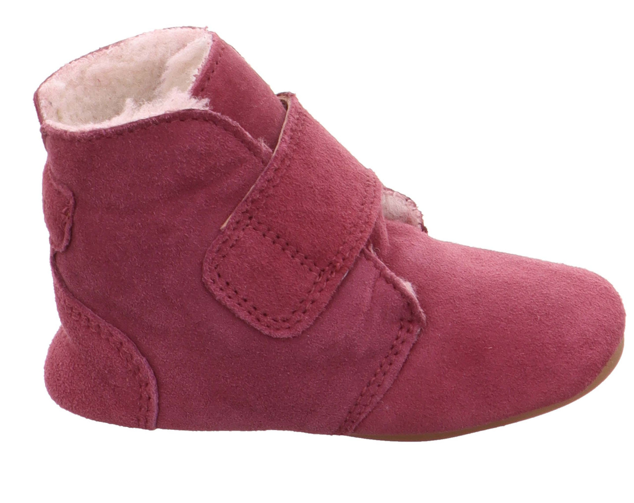 PAPAGENO - Pink Hausschuh mit Klettverschluss